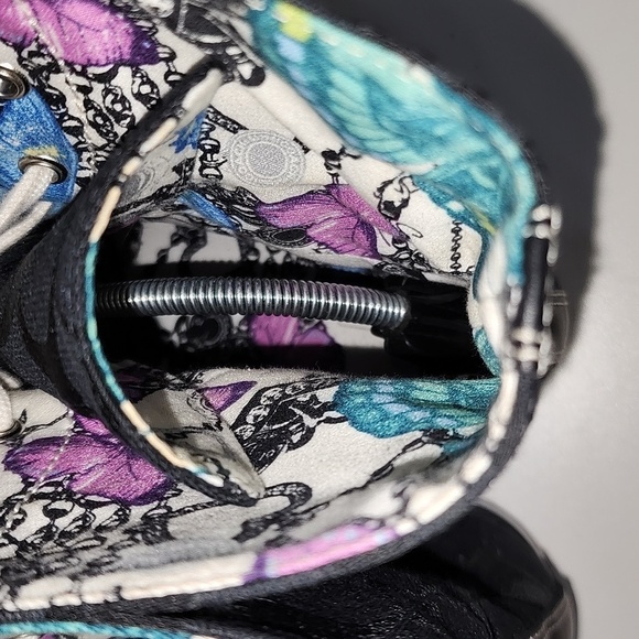 Coach Bonney Logo Butterfly Interior High Top Black Sneakers - Women's Size 8.5B - Picture 5 of 12